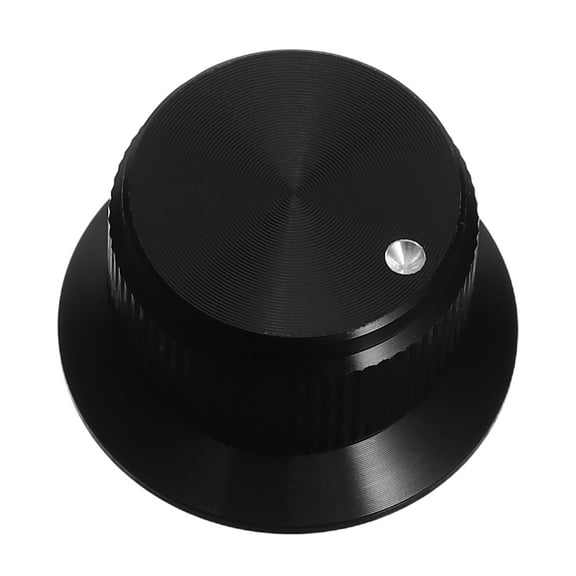 OFFIGAM Aluminum Guitar Volume Control Knob Black Tone Adjustment Replacement Part 1 Piece