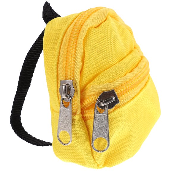 OFFIGAM Mini Backpack Model Mini House Accessory Yellow Cloth 1Pcs