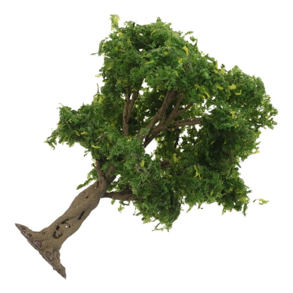 OFFIGAM Artificial Green Trees for Home Decor, Plastic Model Set, Realistic Indoor Decorative Plants, 1 Set