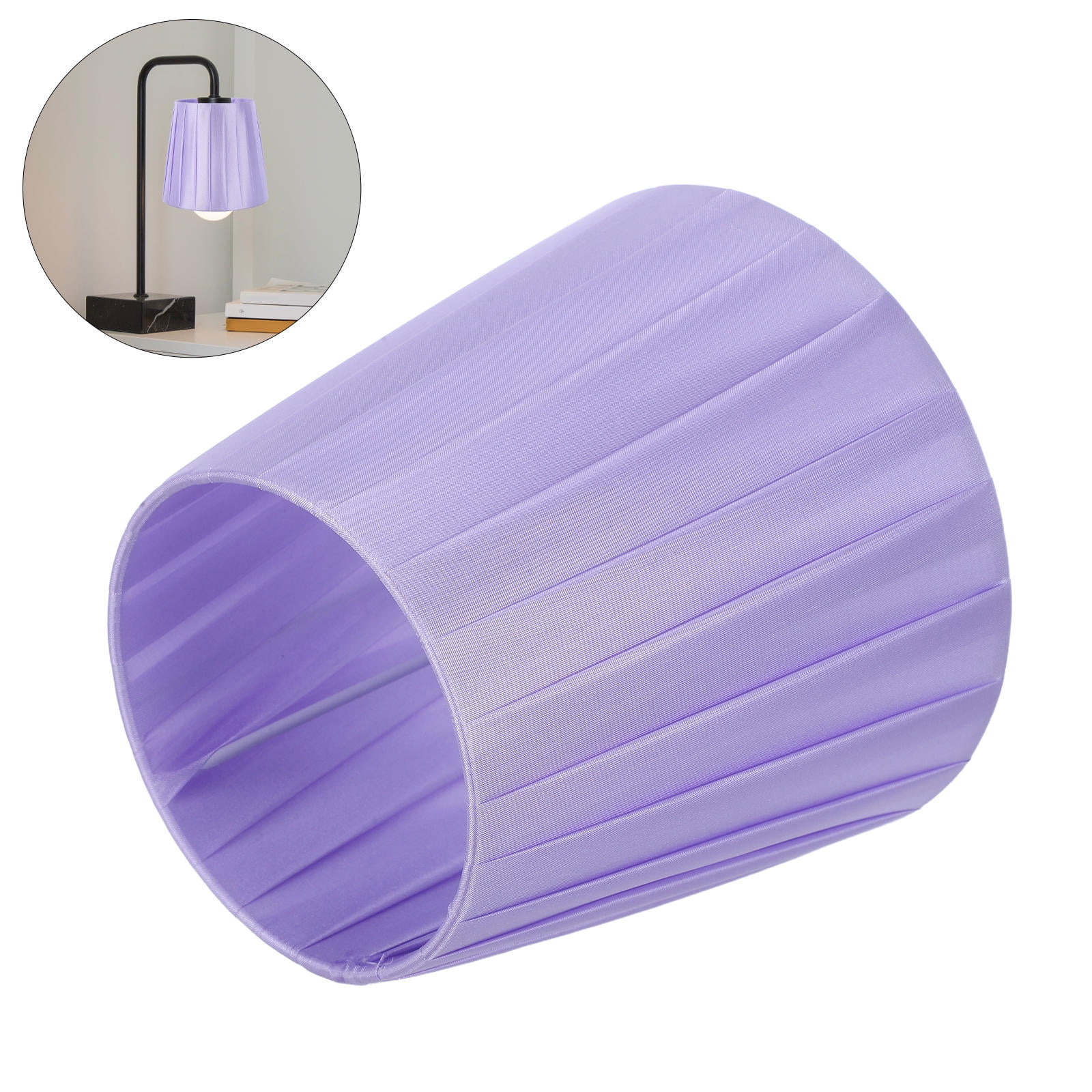 OFFIGAM Modern Purple Lamp Shade Clip on for Floor and Table Lamps with ...