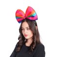thumbnail image 1 of OFFIGAM Multi-Color Party Hair Hoop with Bowknot Design, Ideal for Fun Decoration and Photo Props Cloth Accessory, 1 of 8