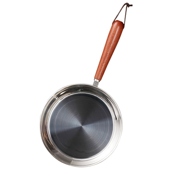 OFFIGAM Multi-Use Small Frying Pan Plated Silver Nonstick Egg Skillet for Cooking and Barbecue