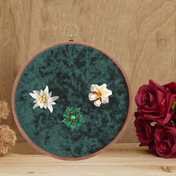 OFFIGAM Multi Velvet Brooch Pin Display Board for Safe Storage and Convenient Wall Hanging Organization
