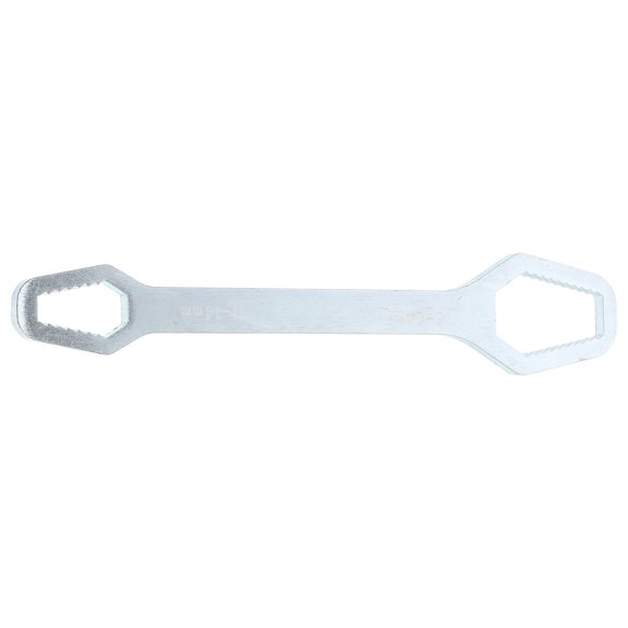 OFFIGAM Universal Wrench Tool 8 to 24Mm Plated Silver Chromium Vanadium Steel for Bike and Vehicle Repair
