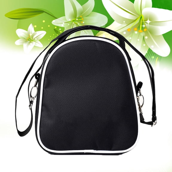 OFFIGAM Musical Instrument Storage Bag with Side Pocket Durable Oxford Cloth Black Kalimba Backpack