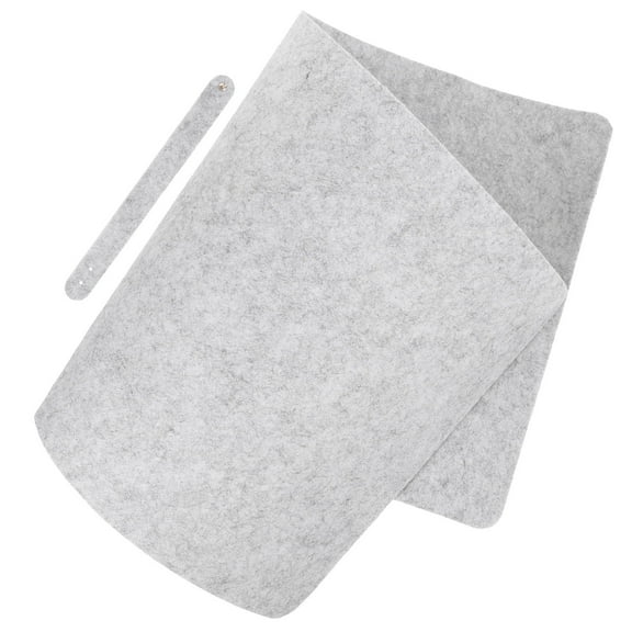 OFFIGAM Felt Table Pads Desk Mat Light Grey Anti-slip Scratch Protection for Office 1Set