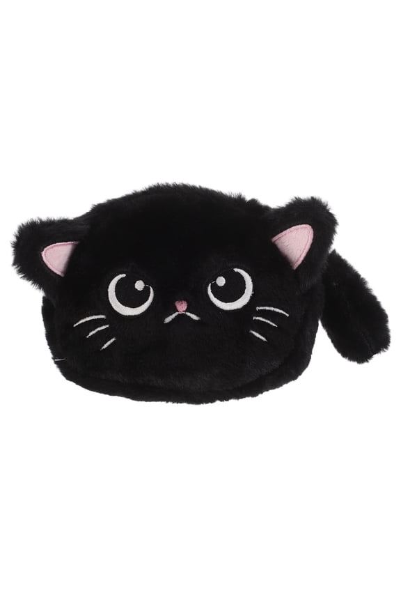 Cute Cat Purse with Soft Plush Fabric, Perfect for School, Travel, and Everyday Use