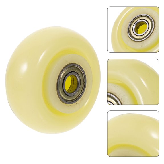 OFFIGAM Nylon Cable Pulley Wheel for Cart, Light Yellow, Single Piece Replacement Part