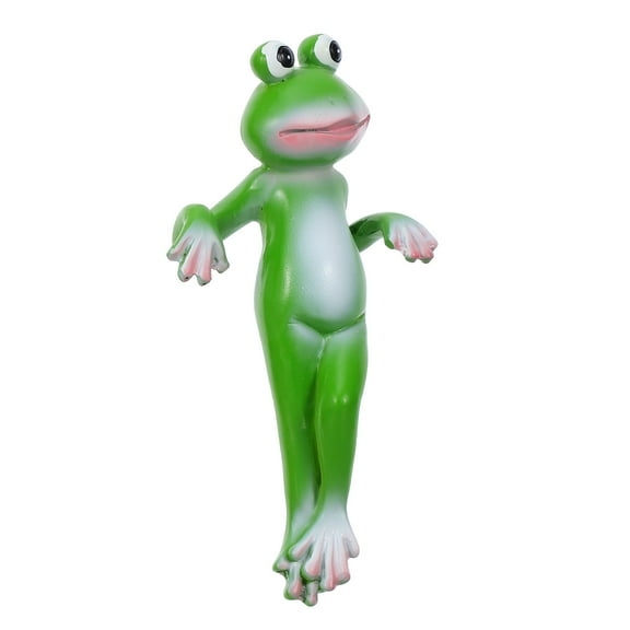 OFFIGAM Outdoor Ornaments Frog Hanging Figurine for Patio 1Pack
