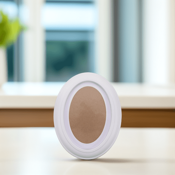 OFFIGAM Oval Wooden Photo Frame for Wall and Tabletop Decor, Stylish Picture Frame for Home and Office Display