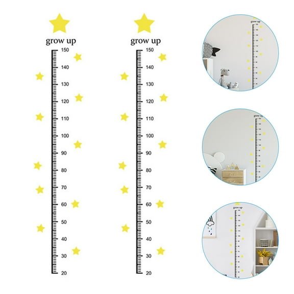 OFFIGAM PVC Wall Decal Height Chart for Kids Growth Tracking and Room Decoration with Stylish Design