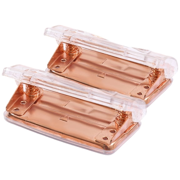 OFFIGAM 2-Pack Heavy Duty 2-Hole Punch Paper Fastener Tool for Office, School, Craft, and Home Use
