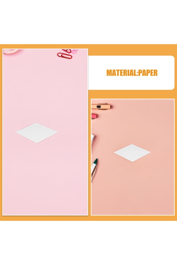 500Pcs White Paper Piercing Templates for Sewing Accessories Home Craft Supplies