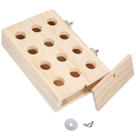 OFFIGAM Parrot Feeding Toy Wood Multi Boredom Relief 1Pack