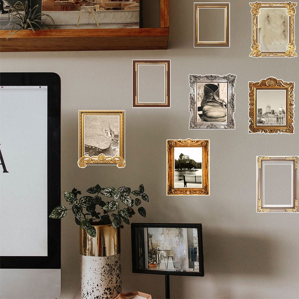 OFFIGAM Peel and Stick Photo Frame Stickers, 24 Rectangular Sheets per ...