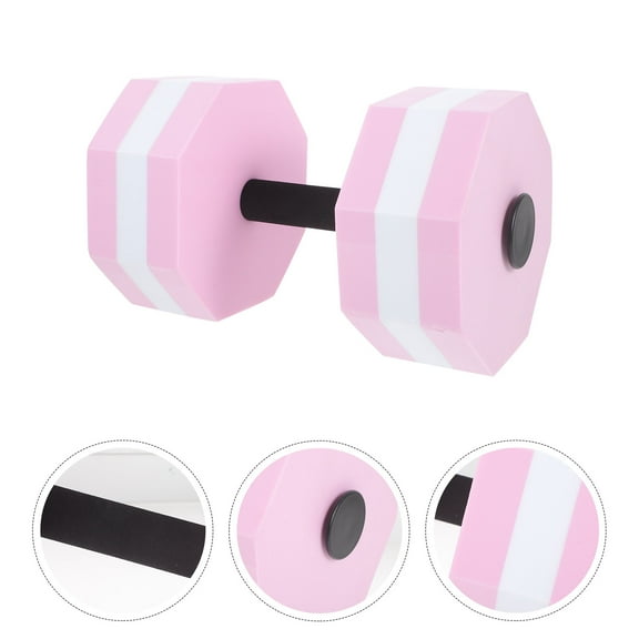 OFFIGAM Hand Weights Dumbbell Pink Aquatic Exercise Equipment 1Pcs
