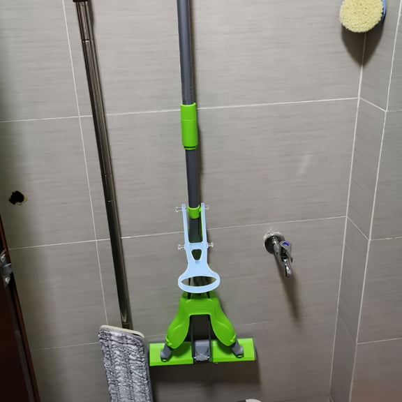 OFFIGAM Plastic Mop Handle Replacement with Easy Pull Grip for Bathroom, Car Cleaning and Household Use