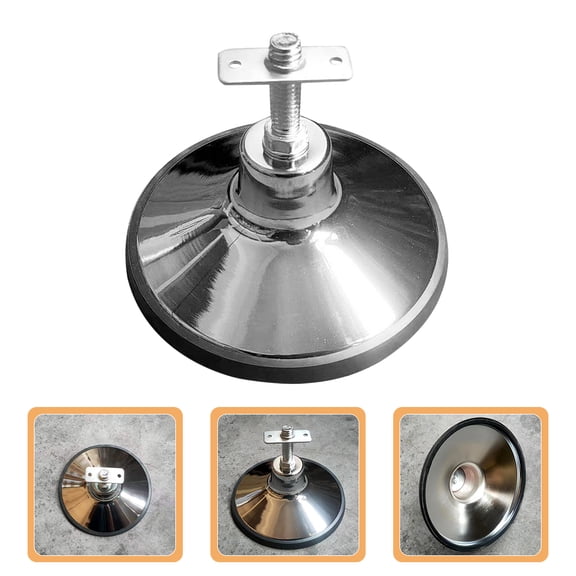 OFFIGAM Plated Silver Metal Pool Table Leg Leveler for Smooth Adjustment and Floor Scratch Protection