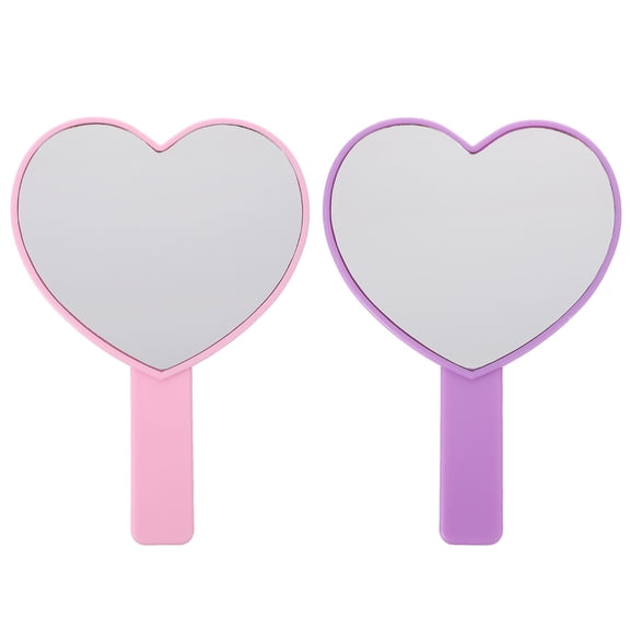 OFFIGAM 2Pcs Portable Makeup Shaped ABS for Women Outdoor Use