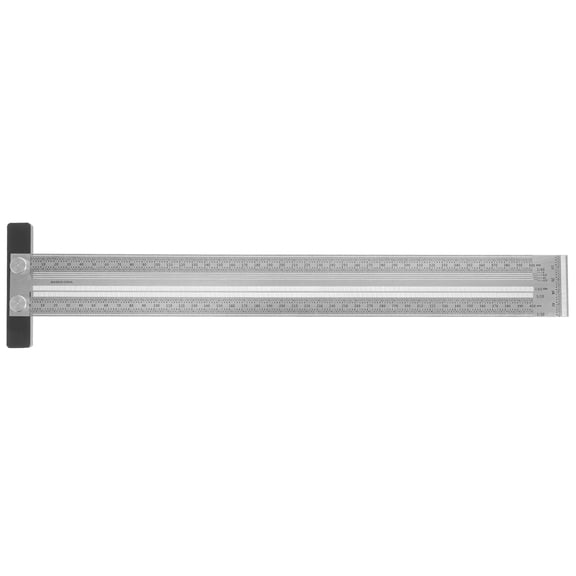 OFFIGAM Precision Stainless Steel Right Angle Square for Woodworking Projects Multi Functional Measuring Tool 12 Inch