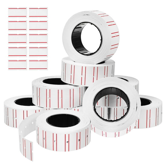 OFFIGAM Price Marker Label Stickers 6000 Pieces for Date and Sale Marking Retail Labels 2.1x1.2 Inches