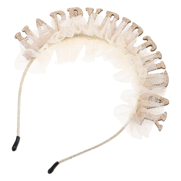 OFFIGAM Princess Themed Birthday Headband Multi Color Hair Accessory with Craftsmanship