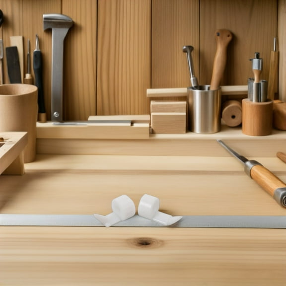 OFFIGAM 8-Piece Professional Airbrush Kit with Star Effect for Model Car Painting, Crafting, and Art Projects, White Plastic Set