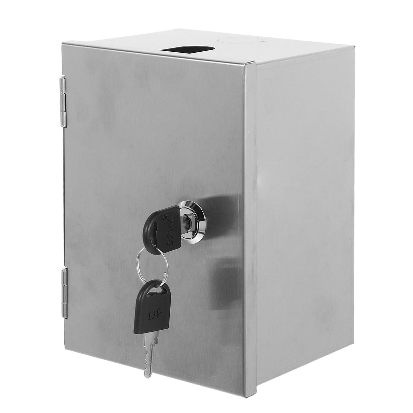 OFFIGAM Weatherproof Stainless Steel Outdoor Socket Box with Lock, Anti-Theft for Electrical Outlets