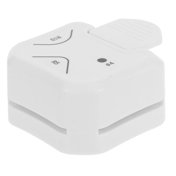 OFFIGAM Punch Corner Trimmer White Plastic Metal Edge Rounder For Diy Projects One Pcs