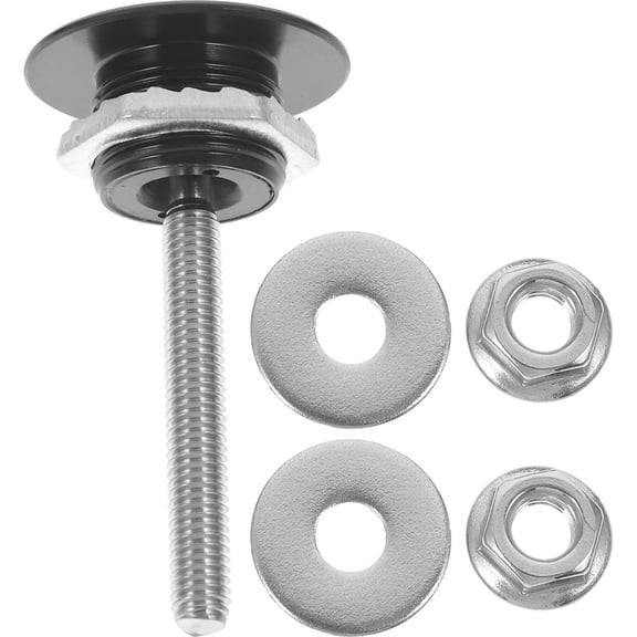 OFFIGAM Push Button Quick Latch Hood Pins for Vehicle Durable Electroplated Iron Black Finish