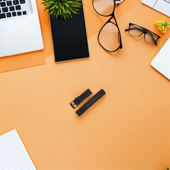 OFFIGAM Quick Release Black Nylon Replacement Strap with Universal Compatibility for Smartwatches