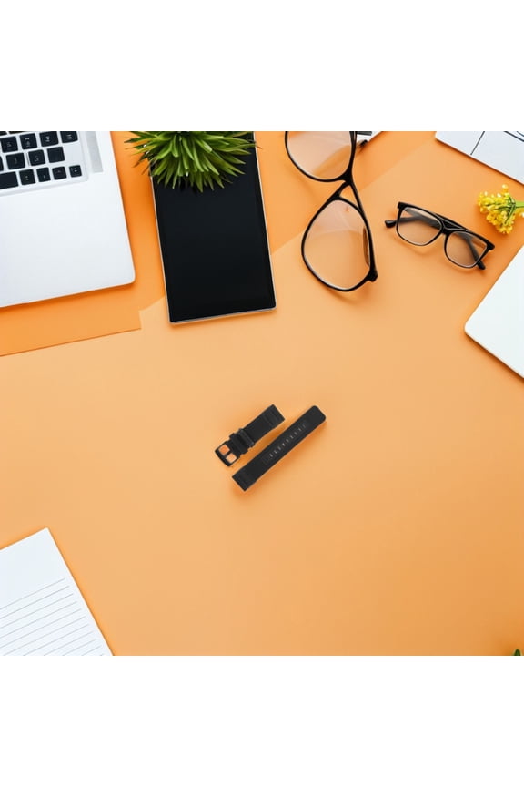 Quick Release Black Nylon Replacement Strap with Universal Compatibility for Smartwatches