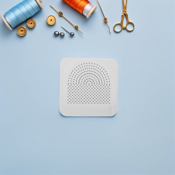 OFFIGAM Quilling Paper Craft Rolling Kit Portable Tool for DIY Crafting Supplies White Plastic 7.5 x 7.5 Inches