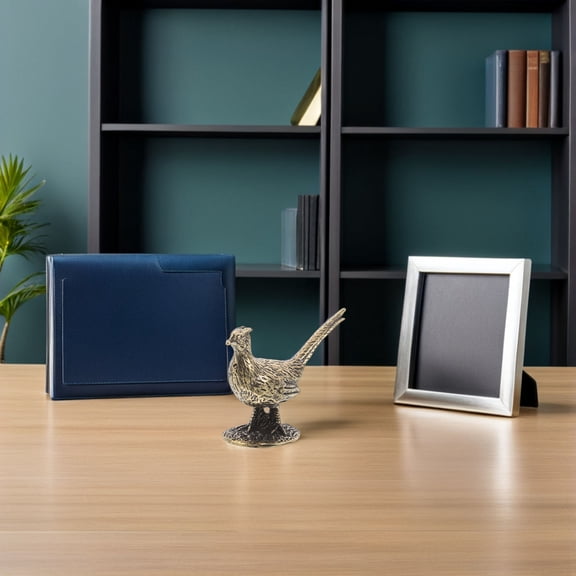 OFFIGAM Realistic Multi Color Pheasant Figurine Decor with Sturdy Base for Shelf Or Office Use
