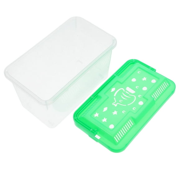 OFFIGAM Portable Rectangular Pet Tank for Fish and Turtle, Modern Design Aquarium, 1 Pack