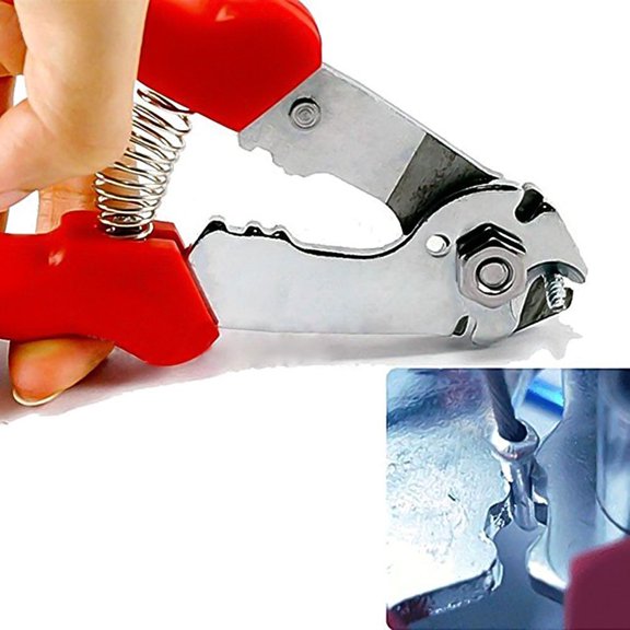 OFFIGAM Red Clamp Cutter Stainless Steel Wire Cable and Brake Gear Cutting Tool for Bikes