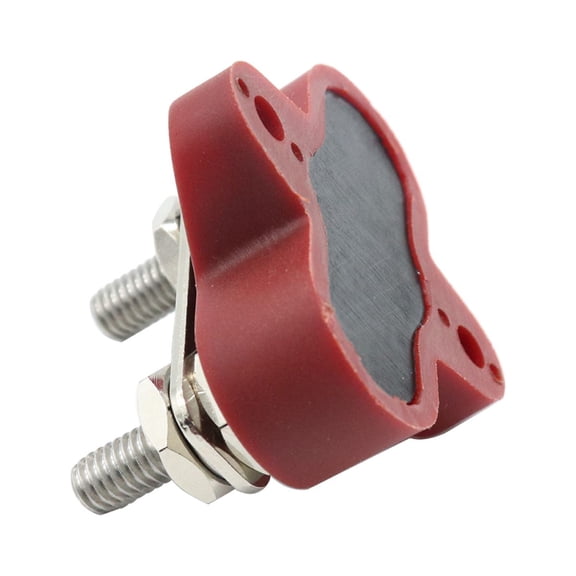 OFFIGAM Glass Fiber Reinforced Nylon Red Terminal Block for Car and Boat Power Distribution