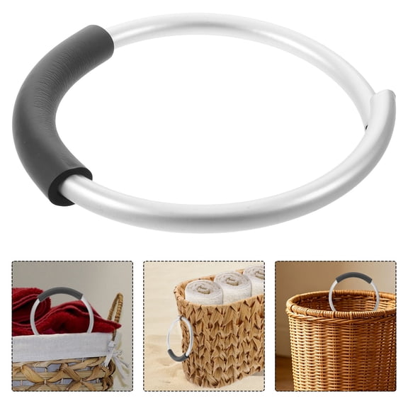 OFFIGAM Replacement Handle for Laundry Basket with Comfortable Aluminum Grip for Woven and Storage Baskets