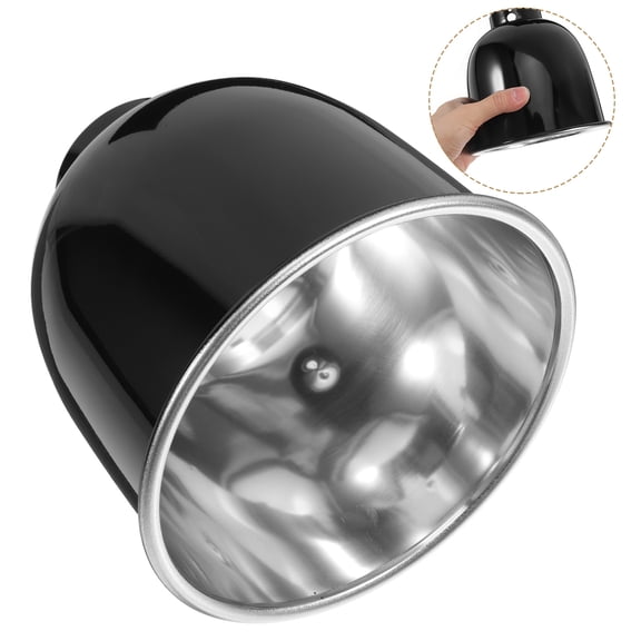 OFFIGAM Reptile Dome Light Fixture Black for Amphibian and Reptile Habitats with Safety , 1 Set