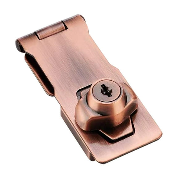 OFFIGAM Retro Style Hasp Latch Locking Door Lock Safety Security for Home Use 1 Piece