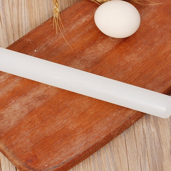 OFFIGAM Home Use Dough Rolling Pin Plastic Smooth Surface for Pasta Pizza and Cookies