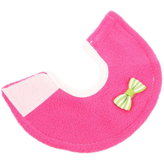 OFFIGAM Rosy Polar Fleece Parrot Anti-Bite Collar Bird Neck Cone for Wound Healing