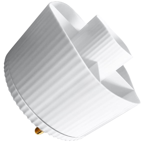 OFFIGAM Rotating Makeup Brush Organizer 1Pcs White PP For Desktop Decoration Friends