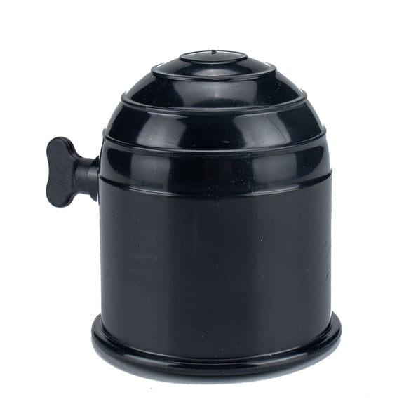 OFFIGAM Round Tow Trailer Hitch Protector Cover Black 1Set