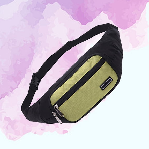 OFFIGAM Black Running Waist Bag with Spacious Storage and for Active Lifestyle