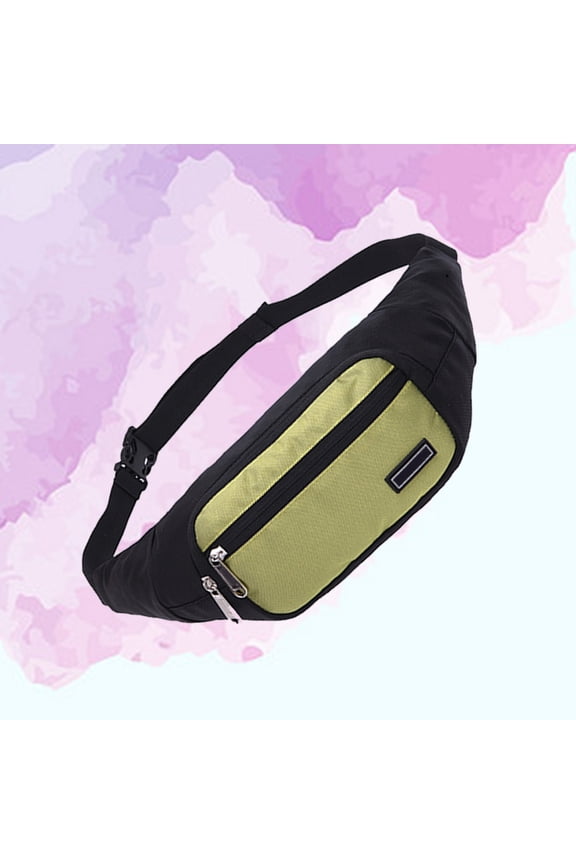 Black Running Waist Bag with Spacious Storage and for Active Lifestyle