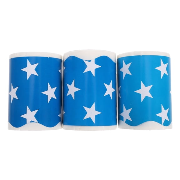 OFFIGAM Star Border Trim Self Adhesive for Classroom Bulletin Boards and Wall Decor, and Easy to Use
