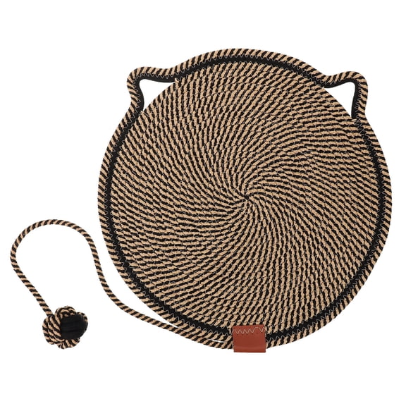 OFFIGAM Black Self-Adhesive Cat Scratching Mat with Scratching , 1 Piece