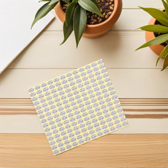 OFFIGAM SelfAdhesive QC Passed Labels for Office Use Paper Stickers Easy to Apply Oval Shape White 6 Bags