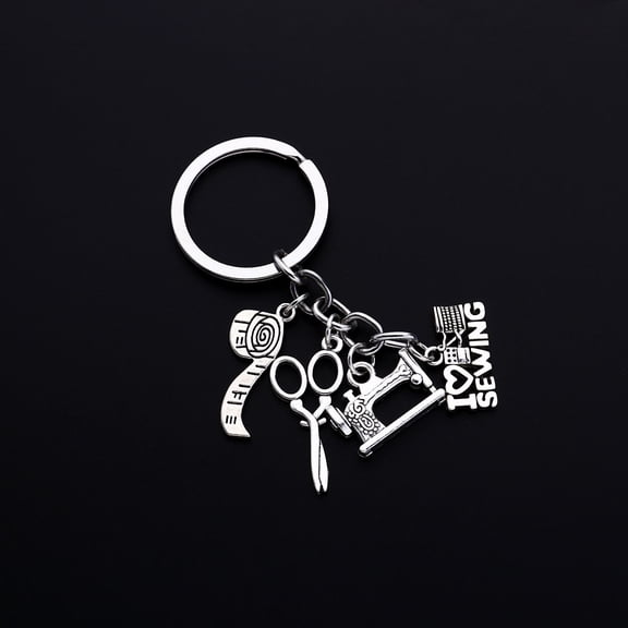 OFFIGAM Sewing Charms Keychain 1 Piece Bag Decoration Unique Gift for Crafting and Accessories